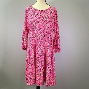Lilly Pulitzer Cynthia  Women's Size L Pink Dress NWT *Missing Belt*
